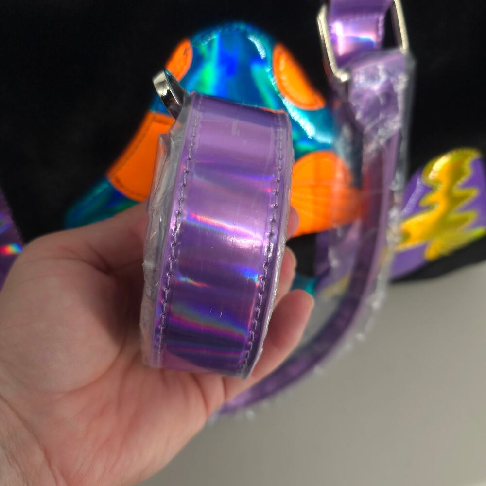 Dolls Kill Current Mood Lost in Wonderland Fuzzy Weekender Bag New - Picture 12 of 15